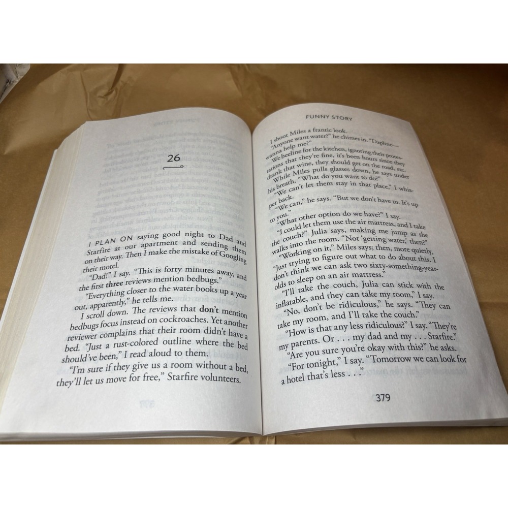 Emily Henry Funny Story Hardcover Novel Large Print Large Type Edition - Picture 8 of 8
